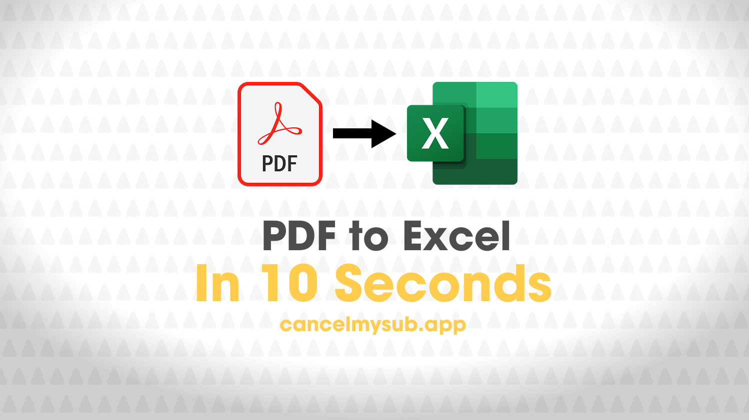 PDF to Excel: How to Convert Files in 10 seconds